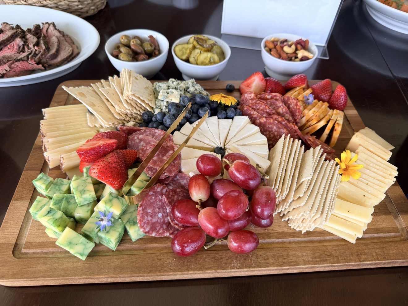 Charcuterie and cheese board by Chef Tony